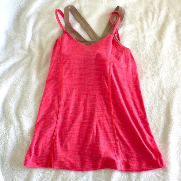 Lululemon - coral / beige tank top - Picture 2 of 12